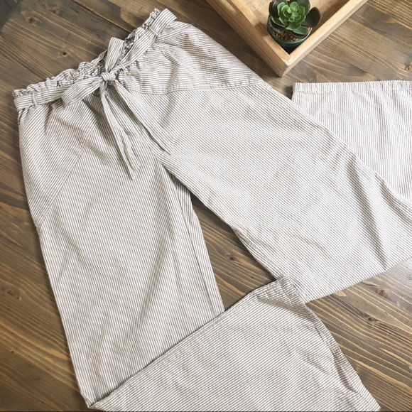Anthropologie Pants - Anthro | Saturday Sunday Seersucker Wide Leg Pants